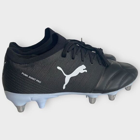 Puma Avant SG Pro Rugby Black Leather Cleats 106714-02 Mens size 10 (a) New - Picture 4 of 10